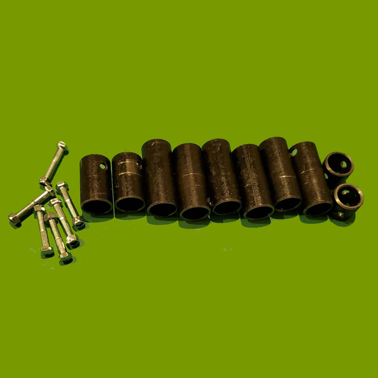 (image for) Deutscher Genuine FLAIL SPACER SET (complete), Including nuts & bolts
